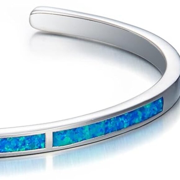 Neiman Marcus Created Blue Opal Bracelet - Picture 4 of 4